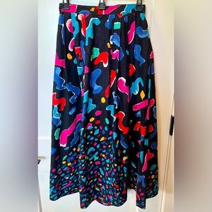 Vintage Saks Fifth Avenue Linen/Cotton Skirt - says size 8